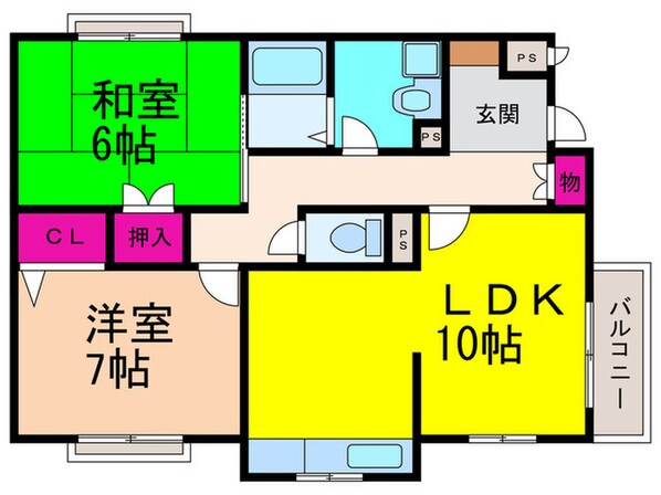 カルム曽根の物件間取画像